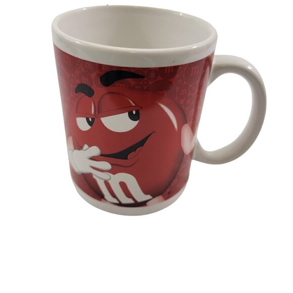 M&M’s Yellow and Red 12 Oz Official Licensed Ceramic Coffee Cup Mug - Picture 3 of 16
